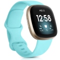 Pikkukuva 3 / 11: Kellon ranneke Fitbit Versa 3 -rannekkeelle Silikoninen ranneke Vaihto Fitbit Sense -rannekkeelle Correa-lisävarusteet Ruusukulta Hopea s- gold size L for Versa3