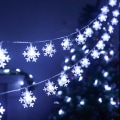 Miniatyrbild 7 av 8: Snöflinga LED-ljus Juldekoration För Hem Hängande Girlang Julgransprydnader Julgran Dekor Noel Navidad White 1M 10Led