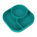 Pikkukuva 8 / 11: Vauvan haarukka ja lusikka integroidulla silikageelikiinnikkeellä taaperon ruokailuun tarkoitettu lautanen lasten astiasto Curved spork-color box package-Red