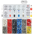 Miniatyrbild 8 av 11: 0,08-10mm Rörtångsklämmor Verktygsset Nytt 1200st Terminalklämmor Mini Elektrisk Tång HSC8 Precisionsklämsats Red plier and1200pcs