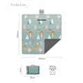 Miniatyrbilde 2 av 8: Utendørs Campingmatte Piknikpledd Vanntett Matte Maskinvaskbar Bærbar Reise Strandpledd Sammenleggbar Piknik Strandmatte 2*2M forest