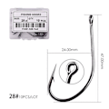 Miniatyrbilde 1 av 11: Fishhook 50 stk 10 stk Belagt Høykarbon Rustfritt Stål Barbefisk Karpefiskekroker Pakke med Original Eske Fiskeutstyr Size 28 - 10pcs
