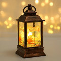 Miniatyrbilde 7 av 11: Julevindlampe Lysestake Lampe Nattlampe Gammel Mann Snømann Dekorasjon Skrivebordsornamenter Juledekorasjoner Dark Royal Blue