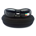 Miniatyrbillede 3 af 3: Polariserede cykelbriller til udendørs brug, cykelbriller, sports solbriller Black frame polarized gray sheet 17cm