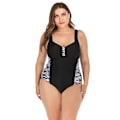 Miniatyrbillede 6 af 7: Siamesisk Plus Size Badetøj Bikini Sexet Bikini Dame Badedragt Leopard Point 4XL