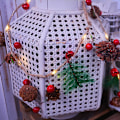 Miniatyrbillede 5 af 6: 2M LED Lys Kæde Fe Lys Guirlande Fyrrekogle Klokke Fyrrenål Kobbertråd Lampe Til Bryllupsfest Jul Hjem Udendørs Dekoration Default Title