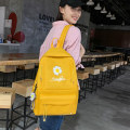 Miniatyrbild 4 av 11: 4 st/set Skolryggsäckar för damer Skolväska Daisy Canvas för tonårsflickor Student College Bokväska Pojkar Portfölj Bolsas Mochilas A  Army Green Backpacks