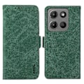 Miniatyrbild 1 av 4: ABEEL Frostat Magnetiskt RFID Läder Telefonfodral Green For Motorola Edge 60 Fusion