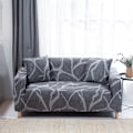 Miniatyrbillede 4 af 11: Geometrisk ternet sofabetræk, strækbart sofabetræk til stue, elastisk sofa-stolbetræk, sofahåndklæde 1/2/3/4-personers Pattern 26 1-seater 90-140cm