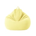 Miniatyrbilde 6 av 11: Store Små Late Sofaer Trekk Stoler uten Fyll Lin Stoff Lounger Sete Saccosekk Puff Couch Tatami Stue Saccosekker C 70x80cm