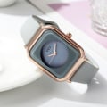 Miniatyrbillede 9 af 9: Jelly Farve Simpel Silikone Lille Firkantet Ur Studenter Quartz Vandtæt Ur Black Ribbon black plate