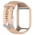 Miniatyrbillede 9 af 11: Til TomTom Multi-Sport /Runner2/3 udskiftnings silikone urrem Orange gray
