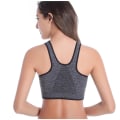 Miniatyrbillede 8 af 9: Yoga Trænings BH Åndbar Uden Bøjle Polstret Push Up Sports Top Fitness Gym Yoga Trænings BH Purple M