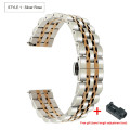 Miniatyrbild 9 av 11: Armband för HUAWEI WATCH GT 2 Pro gt2pro Metall rostfritt stål Armband för HUAWEI gt2 pro Klockarmband Tillbehör Silver gold For HUAWEI GT2 Pro