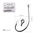 Miniatyrbilde 7 av 11: Fishhook 50 stk 10 stk Belagt Høykarbon Rustfritt Stål Barbefisk Karpefiskekroker Pakke med Original Eske Fiskeutstyr Size 7 - 50pcs