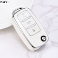 Pikkukuva 7 / 11: TPU Auton Avaimen Kotelo Suojus Avaimenperä Polo Tiguan Passat B5 B6 B7 Golf MK Jetta Skoda Kodiaq Superb Octavia Seat Jne C style White