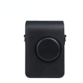 Miniatyrbillede 1 af 6: Polaroid Læder Kameradæksel Mini Evo Opbevaring Læderetui PU Læder Kamerabeskyttelsestaske Digital Fotografering Læderetui Black texture