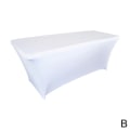 Miniatyrbilde 4 av 11: Skjønnhetssalong Massasje Elastisk Sengtrekk Høy Stretch Bryllup Hotell Bursdag Bordtrekk Buffetduk Bordsett Duk Deco R
