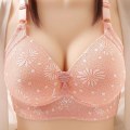 Pikkukuva 3 / 5: Pehmeät vuorilliset rintaliivit naisille Push Up -rintaliivit Iso koko Pitsi-alusvaatteet Plus-koko Seksikäs rintaliivit Pink 36/80BC