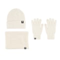 Miniatyrbild 5 av 11: Varm Ullmössa Halsduk Handskar Tredelat Set Vindtät Stickad Mössa Tredelat Set Caramel three-piece set