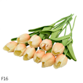 Miniatyrbillede 1 af 11: 5/10 stk. Tulipan Kunstig Blomst Real Touch Kunstig Buket Falsk Blomst Til Bryllupsfest Dekoration Forsyninger Hjemmehave Ornamenter F16 10PCS