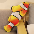 Miniatyrbillede 5 af 11: 30 cm 3D Simulation Guldfisk Plyslegetøj Udstoppede Bløde Dyr Karpe Plys Pude Kreativ Sofapude Pude Gave Børnelegetøj liyu