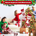 Pikkukuva 5 / 6: 2023 Joulukoristeet Joulusukat Lahjakassi Neulotut Sukat Suuri Joulusukka Lahjakassi Riipus Christmas tree