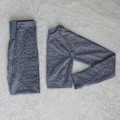 Miniatyrbild 5 av 11: Yoga Set Träningskläder Sportset Gymkläder Träningsoverall Högmidjade Leggings För Kvinnor Wine red set S