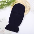 Miniatyrbillede 1 af 11: Unisex Fuld Ansigt Dækning 1 Hul Ski Maske Balaclava Beanies Huer Til Mænd Kvinder Hær Taktisk Cs Vindtæt Strikket Hue Vinter Varme Huer Navy Blue