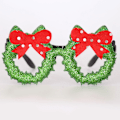 Miniatyrbillede 6 af 11: Julepynt Juleprodukter Snemand Gevirer Julebriller Dekoration Festartikler Rabbit ears red