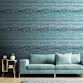 Miniatyrbilde 3 av 5: Semper Marmor Tapet Muriva Teal/Gull Teal/Gold