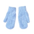 Miniatyrbild 3 av 11: Elastiska helfingerhandskar för damer, söta kaninullshandskar, vintervantar för kvinnor, mode enfärgade vantar, tjocka varma handskar White One Size