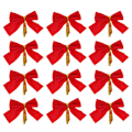 Pikkukuva 2 / 11: 12/24/36 kpl Joulurusetti Joulukoristeet Kotiin Kultainen Punainen Rusetti Joulukuusen Koristeet Uusi Vuosi 2024 Navidad Kerst Sisustus 01-Mixed 24pcs