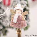 Pikkukuva 6 / 11: Koriste Joulun Enkeliriipukset Joulukuusen Koristeet Uuden Vuoden Joululahjat Joulukoristeet B117-Snowflake Fast delivery