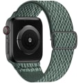 Miniatyrbilde 1 av 11: Nylonstropp for Apple Watch-reim 44 mm 40 mm 41 mm 45 mm Justerbar elastisk solo loop-beltearmbånd Apple Watch Series 7 6 se 5 4 3 fog 38mm - 40mm - 41mm