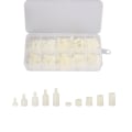 Pikkukuva 3 / 11: 20/180 kpl M3 Naaras Uros Kuusiokolo Nylon Standoff Välike Kolonni Piirilevylle Emolevylle Muovinen Välistys Phillips Ruuvit 20pcs M15x12mm