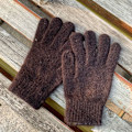 Pikkukuva 6 / 11: Joustavat kokosormihanskat Lämpimät Paksut Pyöräily Ajaminen Muoti Naiset Miehet Talvi Lämpimät Neulotut Villaiset Ulkoiluhanskat Dark Grey One Size