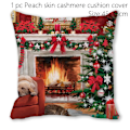 Miniatyrbild 1 av 11: Jultomten Jul Dörrmatta Kuddfodral Juldekorationer för Hemmet 2023 Navidad Ornament Julgransprydnader Nyårspresenter Pillowcase - B013