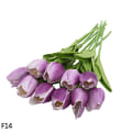 Miniatyrbillede 1 af 11: 5/10 stk. Tulipan Kunstig Blomst Real Touch Kunstig Buket Falsk Blomst Til Bryllupsfest Dekoration Forsyninger Hjemmehave Ornamenter F14 5PCS