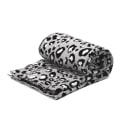 Miniatyrbild 11 av 11: Vinter dam pompon mössa halsduk set Leopard Sexig utomhus varm 2-delars päls pom pom mössa halsduk hedging mössor för kvinnliga tjejer F