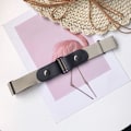 Miniatyrbillede 6 af 7: Dame Spændefri Elastiske Bælter Usynligt Bælte Talje til Jeans Ingen Spænder Taljebånd Bælte Camel