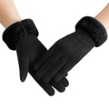 Miniatyrbild 1 av 11: Söta lurviga varma handskar höst och vinter damhandskar fullfingerhandskar dam utomhussporthandskar damhandskar skärm 8 One Size