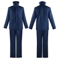 Miniatyrbild 1 av 8: Anime Jujutsu Kaisen Cosplay Kostym Gojo Satoru Topp Byxor Peruk Skoluniform Kostym Halloween Party Kostymer style1 L