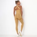 Miniatyrbilde 5 av 11: Europeisk og amerikansk sømløs sexy ferskenrumpe yoga-body Quick-Drying Fitness Sports Ryggformende yogaklær i ett stykke 6205 jumpsuit-light purple L