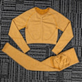 Miniatyrbild 8 av 11: Yoga Byxor Push Up Leggings Dam Gym Sport Fitness Yoga Leggings Long Sleeve Suit2 XL