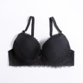 Miniatyrbilde 2 av 6: Ensfarget Dame Stor Størrelse BH 38D 40D 42D 44D 46D 48D Femme Plus Size Undertøy Spile BH Formpresset Cup Grey 105D