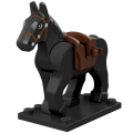 Miniatyrbild 5 av 9: Enstaka Försäljning Medeltida Riddare Romersk Krigshäst Rohan Djur Byggklossar Actionfigurer Leksaker För Barn Koruit XP1007-1016 XP1010