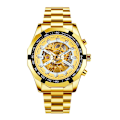 Miniatyrbillede 6 af 9: Camel Automatisk Mekanisk Ur Mekanisk Ur Selvlysende Ur Herre Full gold black surface