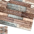 Pikkukuva 1 / 5: Vedenpitävä, 3D tiilikuvioinen tapetti LxK 70 x 7cm / F02-Mix LxH 70 x 7cm / F02-Mix