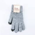 Miniatyrbilde 2 av 11: Cashmere strikkede vinterhansker for kvinner Cashmere strikkede dame herre høst vinter varme tykke hansker skjerm skihansker Khaki One Size